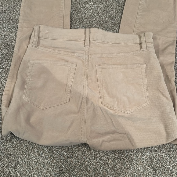Like new!! Cream corduroy pant - Picture 2 of 2